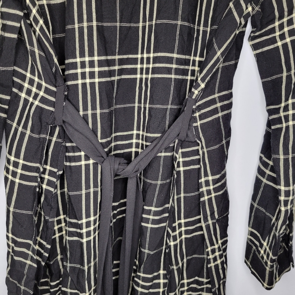 Zara trafaluc women's plaid long sleeve tunic top - Picture 15 of 16